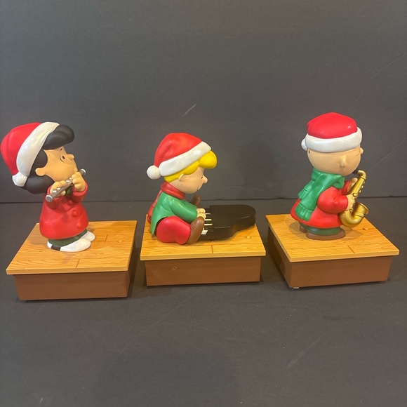 2011 Hallmark Peanuts Wireless Band Charlie Brown Lucy Schroeder Musical Set 3 - Picture 9 of 12